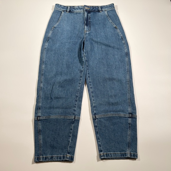 Everlane Women’s The Utility Barrel Denim Jean Blue Size 30R - Picture 1 of 9